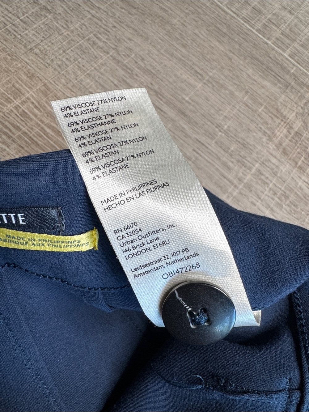 MAEVE by ANTHROPOLOGIE Women’s Navy The Colette Pants - Picture 7 of 12